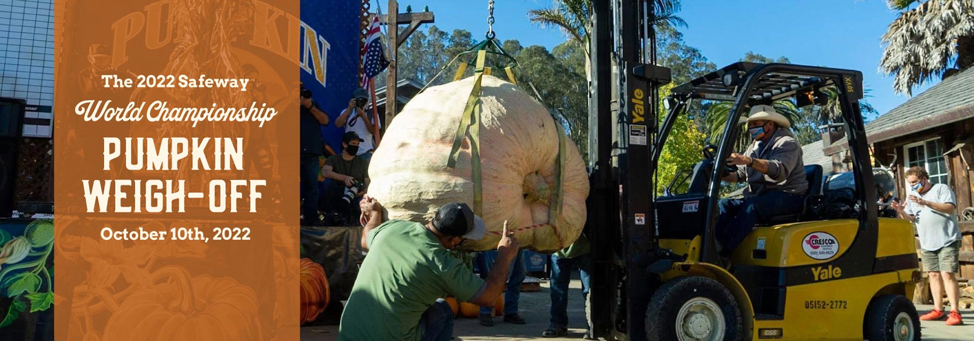 Learn more about the 2022 Safeway World Championship Pumpkin Weigh-Off on October 10th